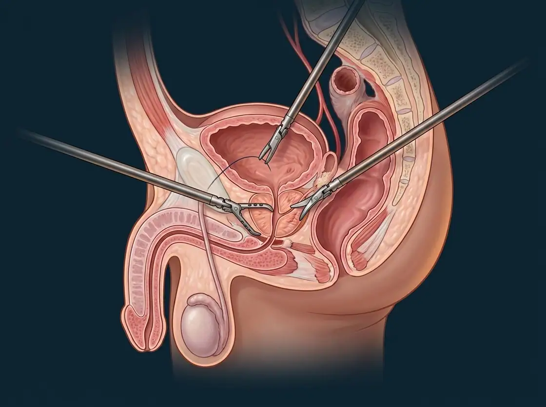 Ilustração — Cirurgia Robótica com Sistema Da Vinci