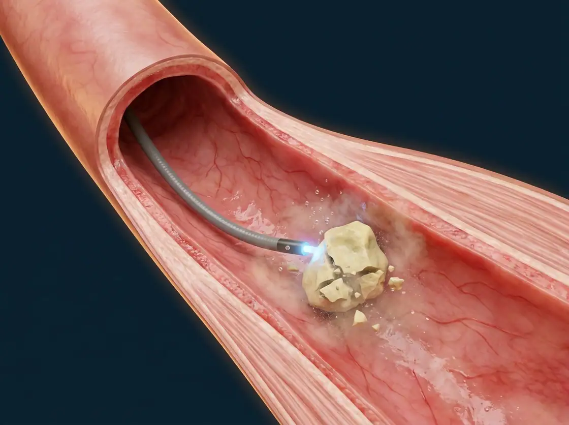 Ilustração — Ureterorrenolitotripsia (URSL)